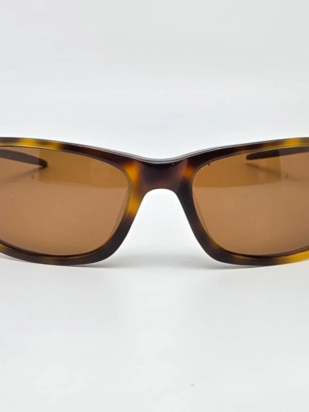 Eddie Bauer Sports Tortoise Bronze Frame Polarized Brown Lens Sunglasses w/ Case